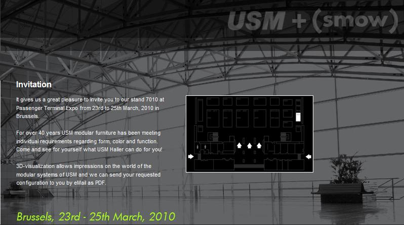 Passenger Terminal EXPO 201 with smow and USM Haller