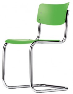 Der Freischwinger S 43 (Design: Mart Stam) als farbenfrohe Sonderedition bei Thonet (Foto: Thonet)