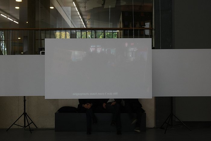 Enjoying Miete Essen Seele Auf by Angelika Levi, as seen at Wohnungsfrage, Haus der Kulturen der Welt Berlin