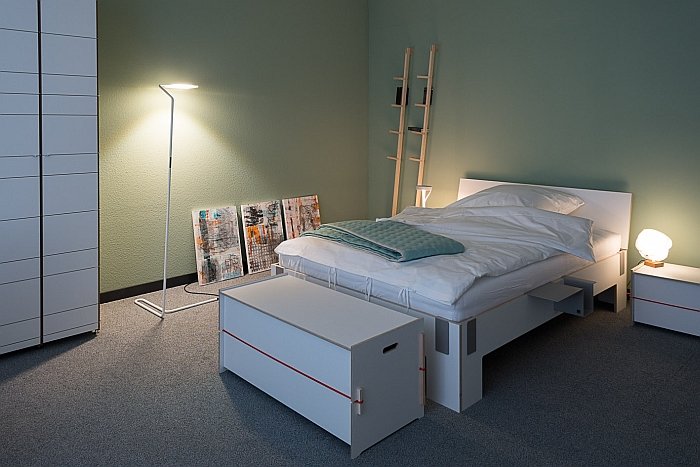 Das Moormann Schlafzimmer bei smow StuttgartDas Moormann Schlafzimmer bei smow Stuttgart