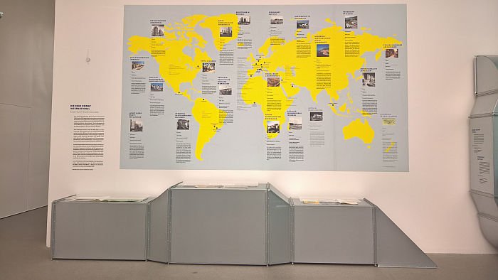 Internationale Neue Heimat Projekte, gesehen bei Die Neue Heimat (1950 - 1982) Eine sozialdemokratische Utopie und ihre Bauten, Architekturmuseum der TU München