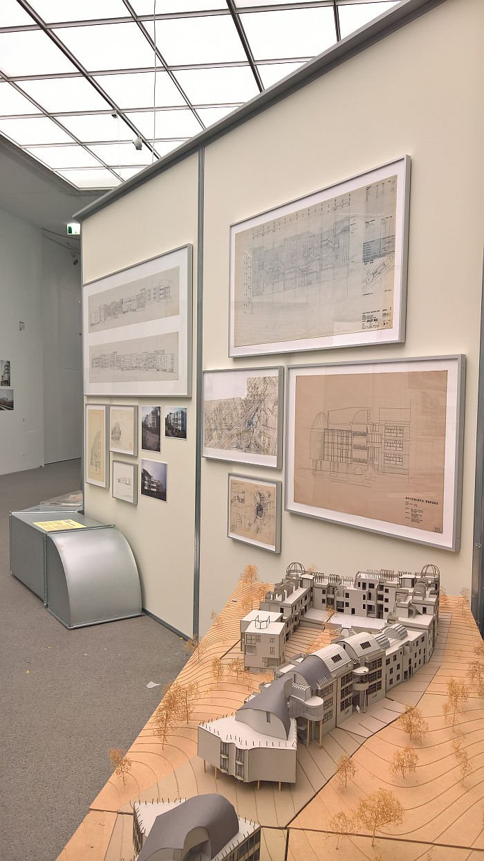 Modelle und Skizzen für die Documenta Urbana Kassel 1982, gesehen bei Die Neue Heimat (1950 - 1982) Eine sozialdemokratische Utopie und ihre Bauten, Architekturmuseum der TU München