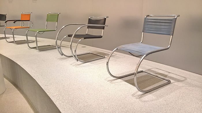 Works by Mies van der Rohe and Marcel Breuer, as seen at Thonet & Design, Die Neue Sammlung - The Design Museum, Munich