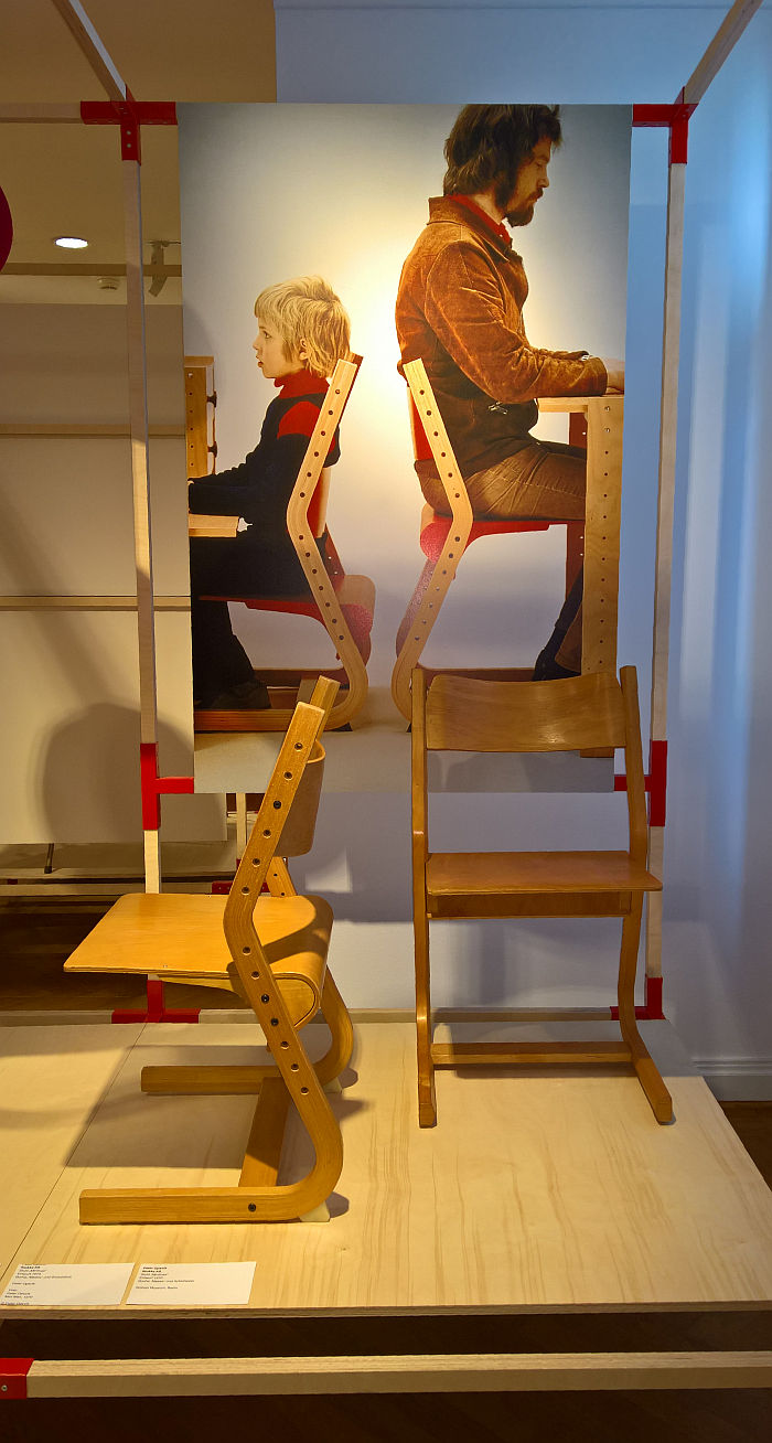 Minimax von Peter Opsvik für Stokke, gesehen bei “Nordic Design. Die Antwort aufs Bauhaus“, Bröhan Museum, Berlin