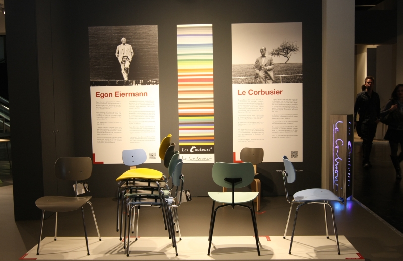 IMM Cologne 2013  Wilde+Spieth Egon Eiermann Le Corbusier Les Couleurs