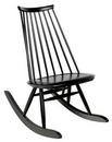 Mademoiselle Rocking Chair, Birke schwarz lackiert
