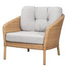 Ocean Lounge Sessel large, Large flat Weave - Natural, Wove - Light brown