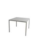 Pure Tisch, 100 cm x 100 cm, Concrete grey, Taupe