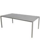 Pure Tisch, 200 cm x 100 cm, Concrete grey, Taupe