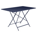 Bistro Klapptisch eckig, H 74 x B 117 x T 77 cm, Abyssblau