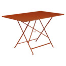 Bistro Klapptisch eckig, H 74 x B 117 x T 77 cm, Kandierte Orange