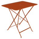 Bistro Klapptisch eckig, H 74 x B 77 x T 57 cm, Kandierte Orange