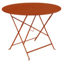 Bistro Klapptisch rund, H 74 x Ø 96 cm, Kandierte Orange