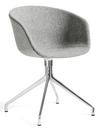 About A Chair AAC 21, Hallingdal - hellgrau, Aluminium poliert
