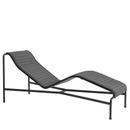 Palissade Chaise Longue, Anthrazit, Mit Auflage, Ohne Nackenkissen