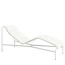 Palissade Chaise Longue, Cream white, Mit Auflage, Ohne Nackenkissen