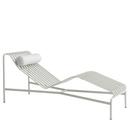 Palissade Chaise Longue, Sky grey, Ohne Auflage, Mit Nackenkissen