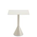 Palissade Cone Table, L 65 x B 65 x H 74, Cream white