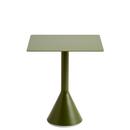 Palissade Cone Table, L 65 x B 65 x H 74, Olive