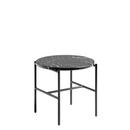 Rebar Table, H 40,5 x Ø 45 cm, Tischplatte Marmor