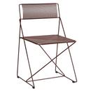 X-Line Chair Outdoor, Iron red, Pulverbeschichtet