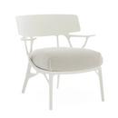 A.I. Lounge Sessel Outdoor, Weiß / beige