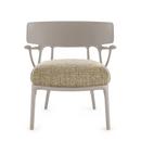 A.I. Lounge Sessel, Texture, Grau / Haselnuss