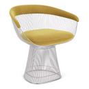 Platner Armlehnsessel, Knoll Velvet, Amarillo