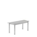 Linear Steel Bench , L 110 x B 39 cm, Warm galvanized steel