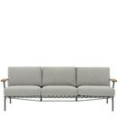 Settle Outdoor 3-Sitzer-Sofa, Dark green, Ribbed Weave 2