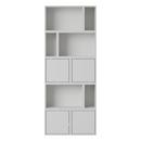 Stacked Bookcase 8, Grau