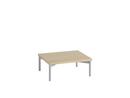 Stacked Podium 2.0 Tube Base, 43,5 x 17,15 x 35 cm, Eiche / Grau