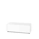 Nex Pur Box 2.0 mit Medienklappe, 48 cm, H 37,5 cm x 120 cm (eine Klappe), Weiß