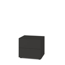 Nex Pur Box 2.0 mit Schubkästen, 48 cm, H 50 cm (2 Schubkästen) x B 60 cm, Graphit