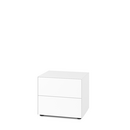Nex Pur Box 2.0 mit Schubkästen, 48 cm, H 50 cm (2 Schubkästen) x B 60 cm, Weiß