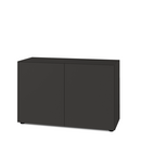 Nex Pur Box 2.0 mit Türen, 48 cm, H 75 cm x B 120 cm (mit Doppeltür), Graphit