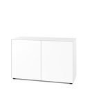 Nex Pur Box 2.0 mit Türen, 48 cm, H 75 cm x B 120 cm (mit Doppeltür), Weiß