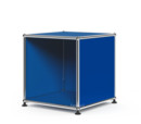 USM Haller Wartezimmer-Beistelltisch, H 39,5 x B 39,5 x T 39,5 cm, Enzianblau RAL 5010