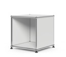 USM Haller Wartezimmer-Beistelltisch, H 39,5 x B 39,5 x T 39,5 cm, Lichtgrau RAL 7035