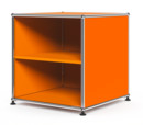 USM Haller Wartezimmer-Beistelltisch, H 50 x B 50 x T 50 cm, Reinorange RAL 2004