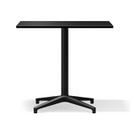 Bistro Table Indoor, Rechteckig (640x796 mm), Vollkernmaterial schwarz