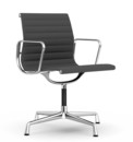 Aluminium Chair EA 103 / EA 104, EA 104 - drehbar, Dunkelgrau, Verchromt