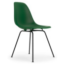 Eames Plastic Side Chair RE DSX, Smaragd, Ohne Polsterung, Ohne Polsterung, Standardhöhe - 43 cm, Beschichtet basic dark