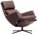 Grand Relax, Ohne Ottoman, Leder Premium F, kastanie, Basic dark, 46,5 cm