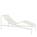 Hay - Palissade Chaise Longue, Cream white, Ohne Auflage, Ohne Nackenkissen