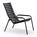 Houe - ReCLIPS Lounge Chair, Black, Aluminium-Armlehnen
