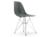 Vitra - Eames Plastic Side Chair RE DSR, Granitgrau, Ohne Polsterung, Ohne Polsterung, Standardhöhe - 43 cm, Verchromt