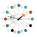 Vitra - Ball Clock, Kugeln mehrfarbig