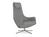 Vitra - Repos, Sessel Repos, Stoff Cosy 2 Kieselgrau, 41 cm, Poliert