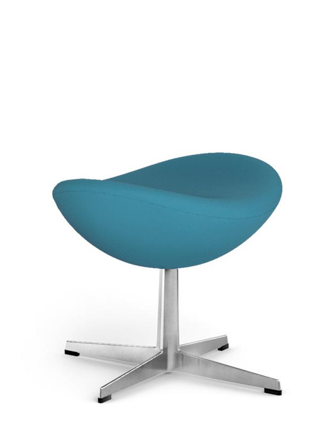 Fritz Hansen Egg Footstool Divina Divina 3 Coral Green Von Arne Jacobsen 1958 Designermobel Von Smow De